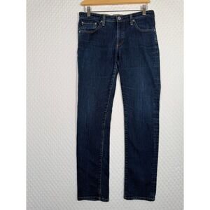 AG Adriano Goldschmied The Premiere Skinny Straight Jeans Dark Indigo 29R USA